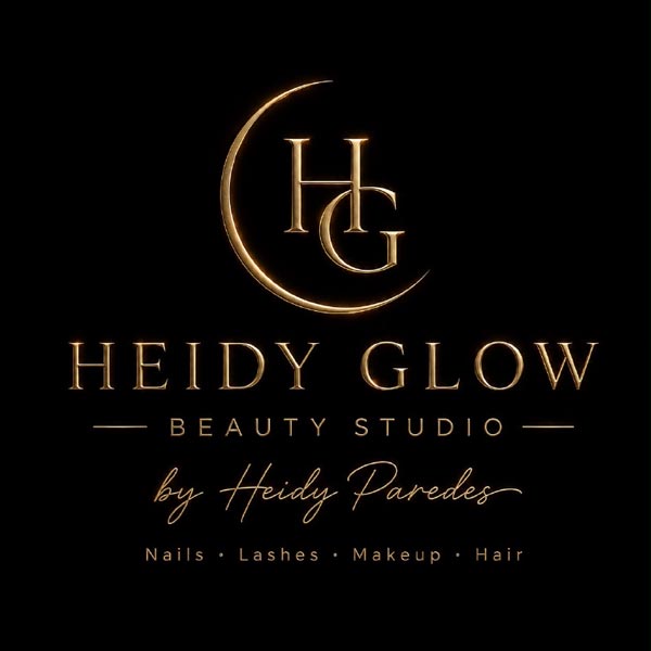 logo heidy glow beauty studio